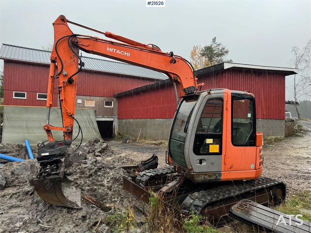 Hitachi ZX85 US Crawler Excavator w/ 2 Buckets WATCH VIDEO