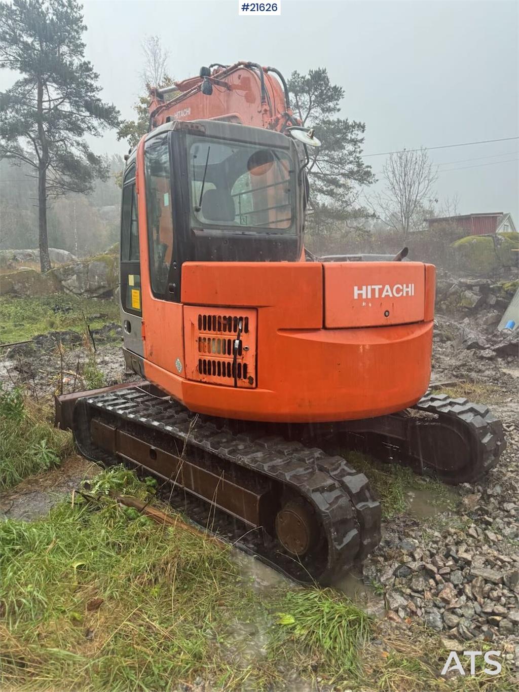 Hitachi ZX85 US Crawler Excavator w/ 2 Buckets WATCH VIDEO