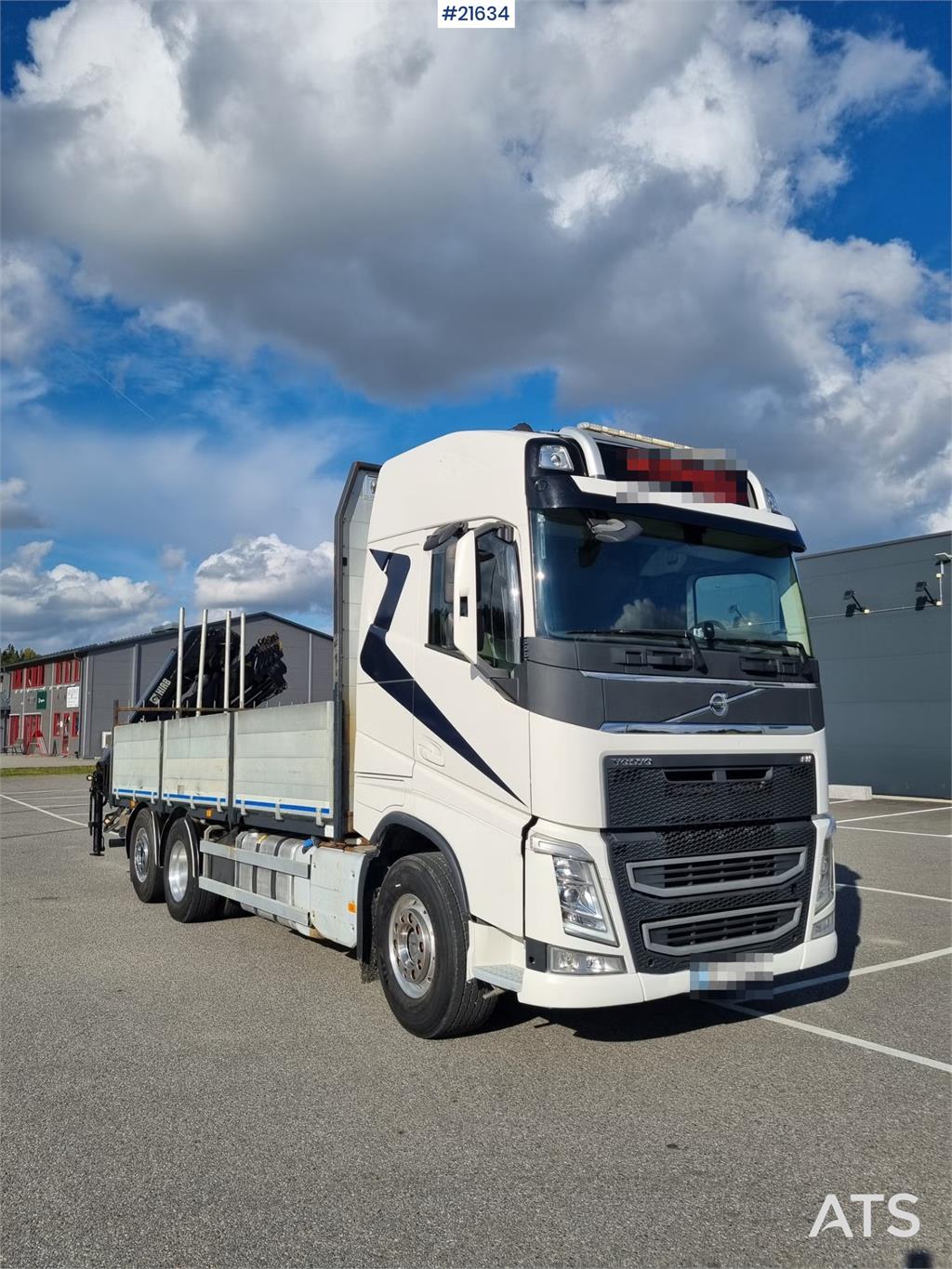 Volvo FH540 Crane truck w/ 19 t/m Rear-mounted HIAB cran