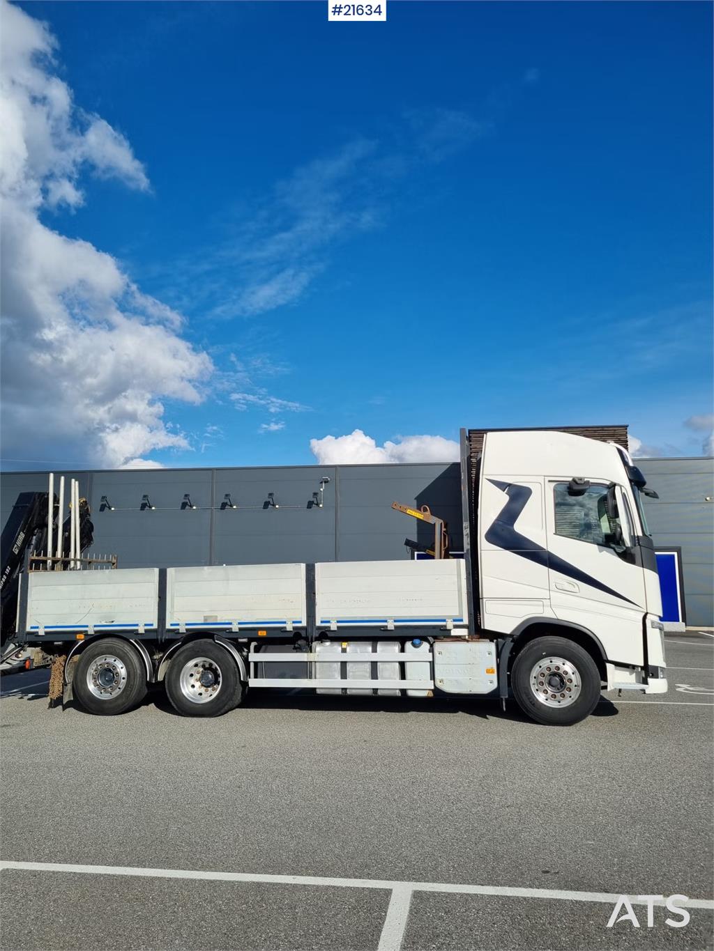 Volvo FH540 Crane truck w/ 19 t/m Rear-mounted HIAB cran