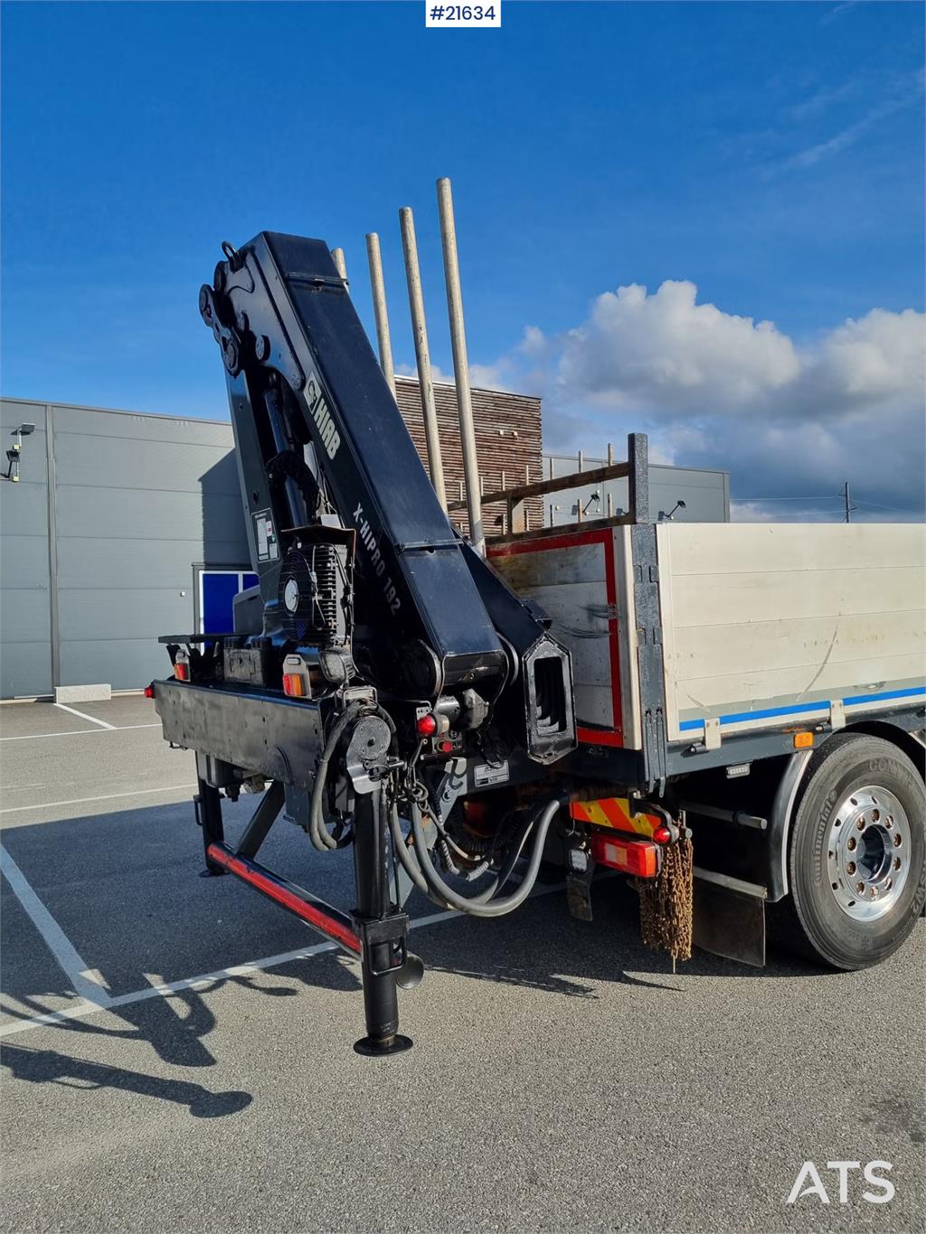 Volvo FH540 Crane truck w/ 19 t/m Rear-mounted HIAB cran