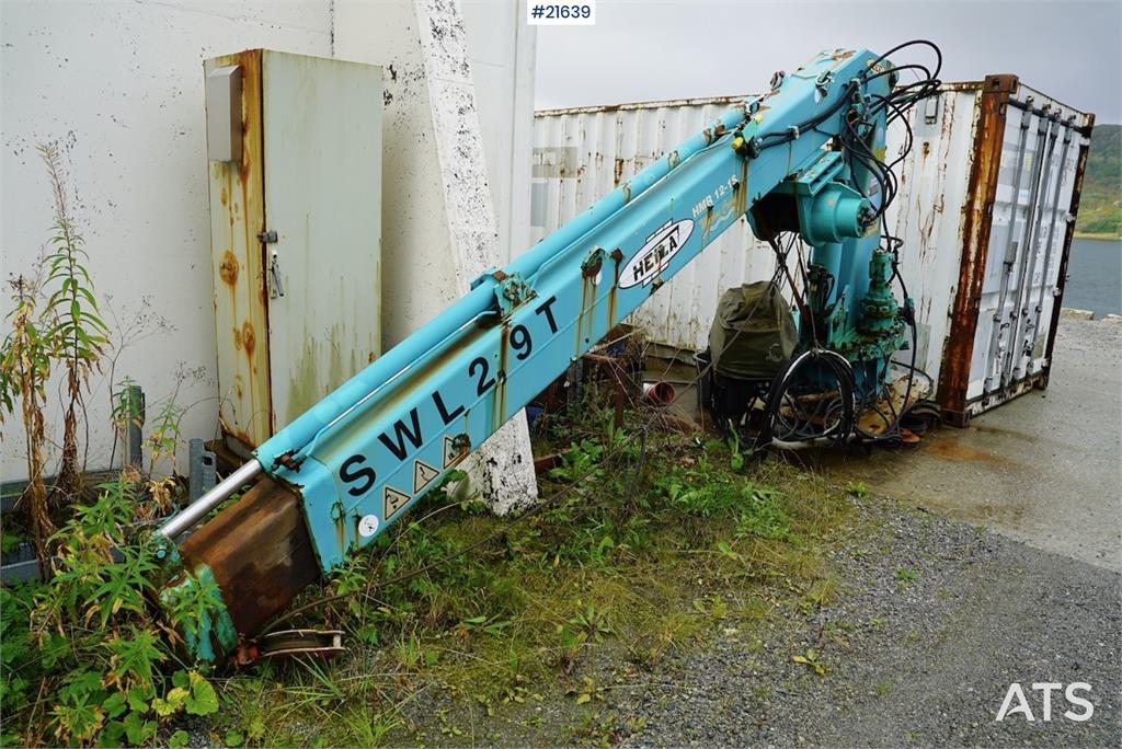 [Other] Heila HMR12-1S crane with winch (used on boat)