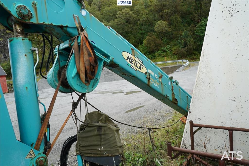 [Other] Heila HMR12-1S crane with winch (used on boat)