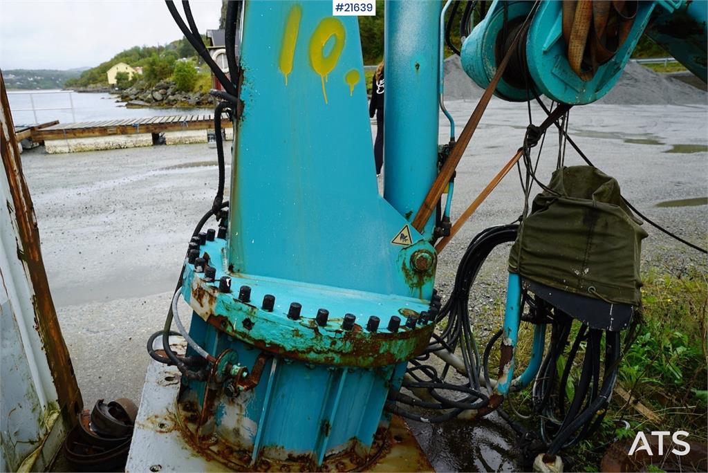[Other] Heila HMR12-1S crane with winch (used on boat)