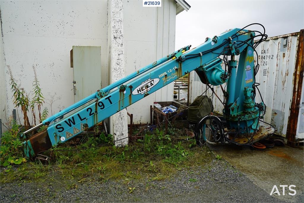[Other] Heila HMR12-1S crane with winch (used on boat)