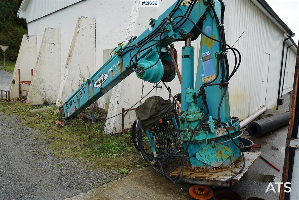 [Other] Heila HMR12-1S crane with winch (used on boat)