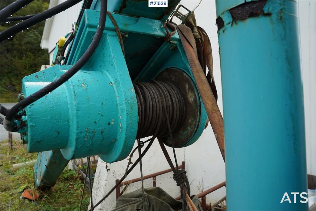 [Other] Heila HMR12-1S crane with winch (used on boat)