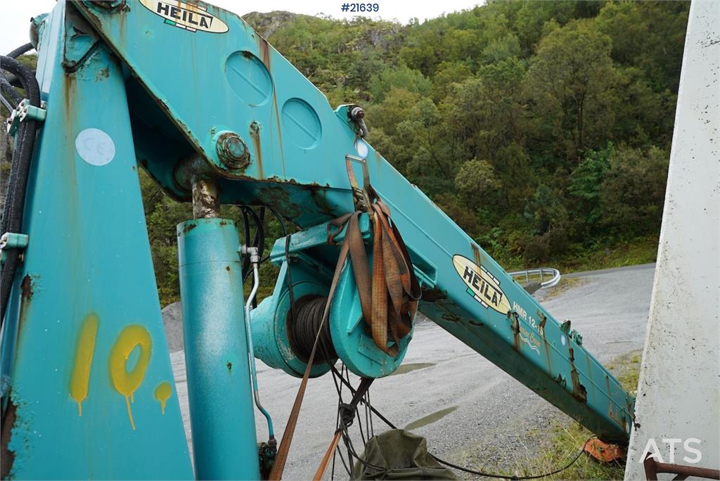 [Other] Heila HMR12-1S crane with winch (used on boat)