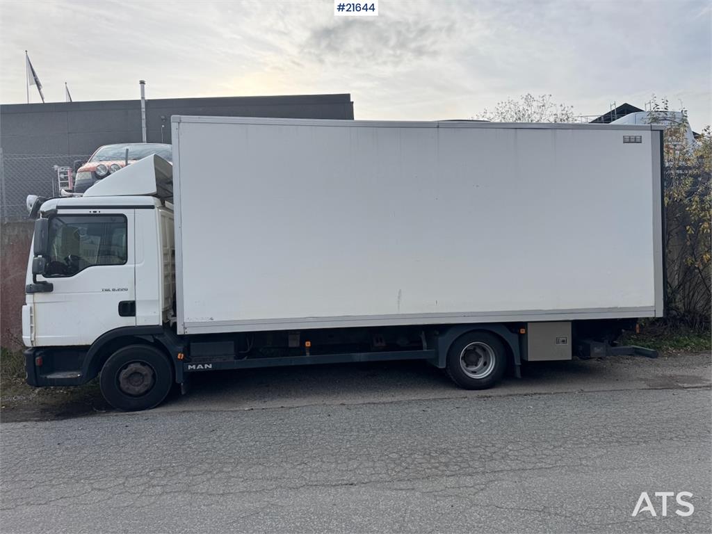 MAN TGL 8.220 4x2 Box Truck.