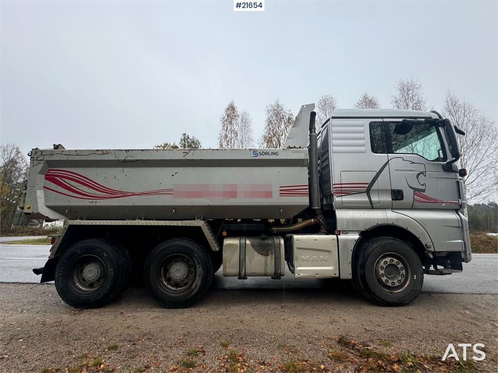 MAN TGX 26.580 6x4 – Tipper truck with snowplow setup