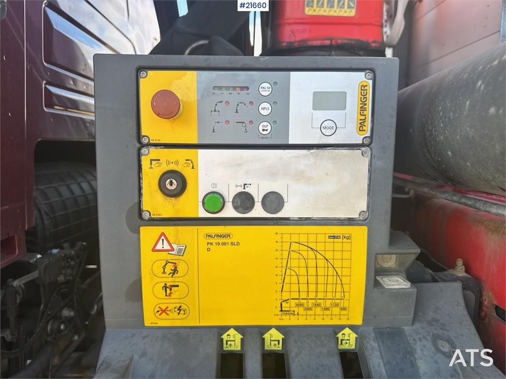 Renault T380 6x2 Crane truck w/ 19 t/m Palfinger.