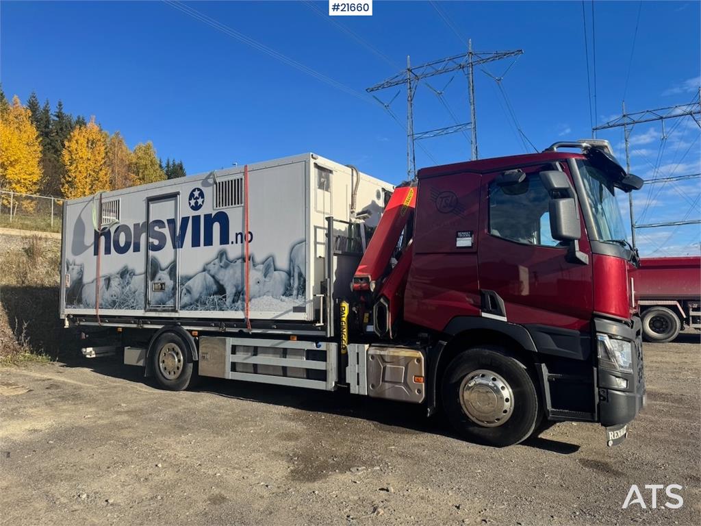 Renault T380 6x2 Crane truck w/ 19 t/m Palfinger.