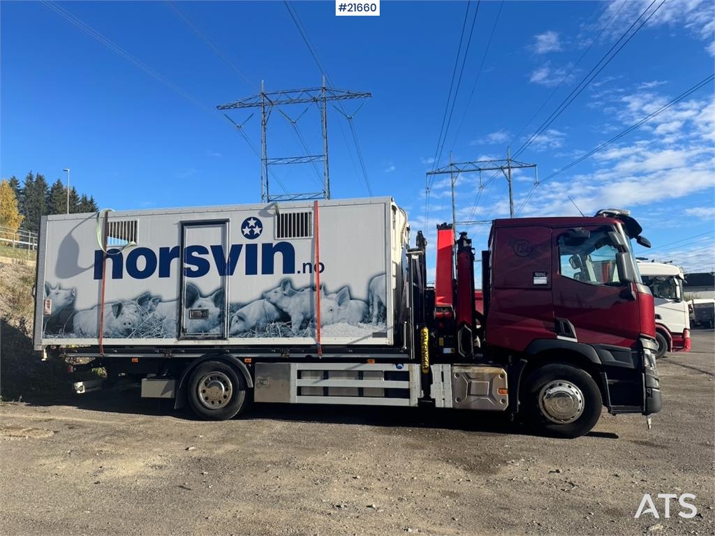 Renault T380 6x2 Crane truck w/ 19 t/m Palfinger.