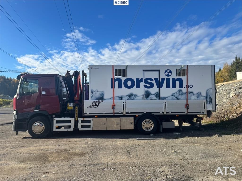 Renault T380 6x2 Crane truck w/ 19 t/m Palfinger.