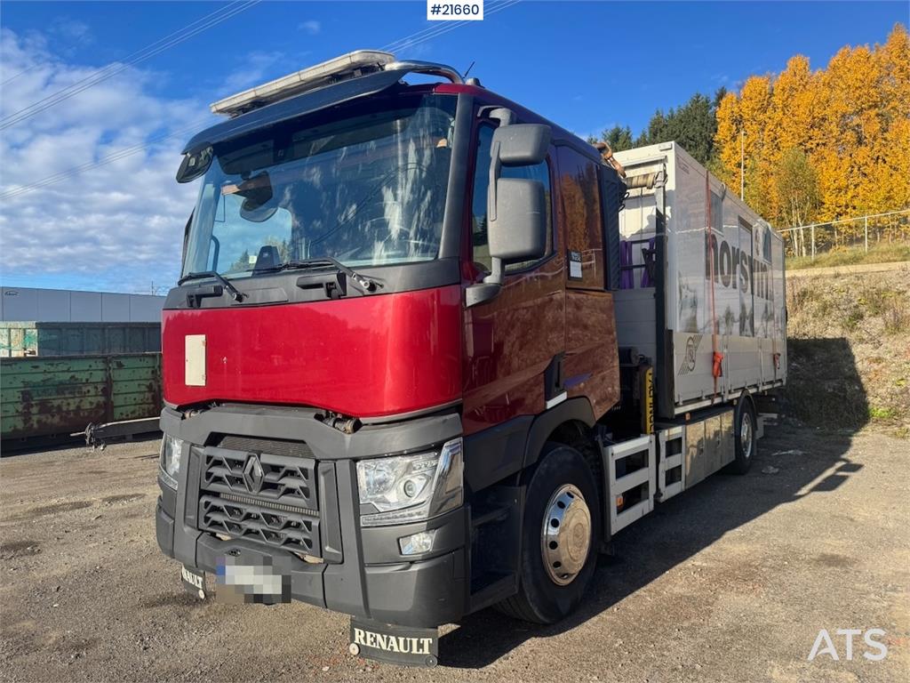 Renault T380 6x2 Crane truck w/ 19 t/m Palfinger.