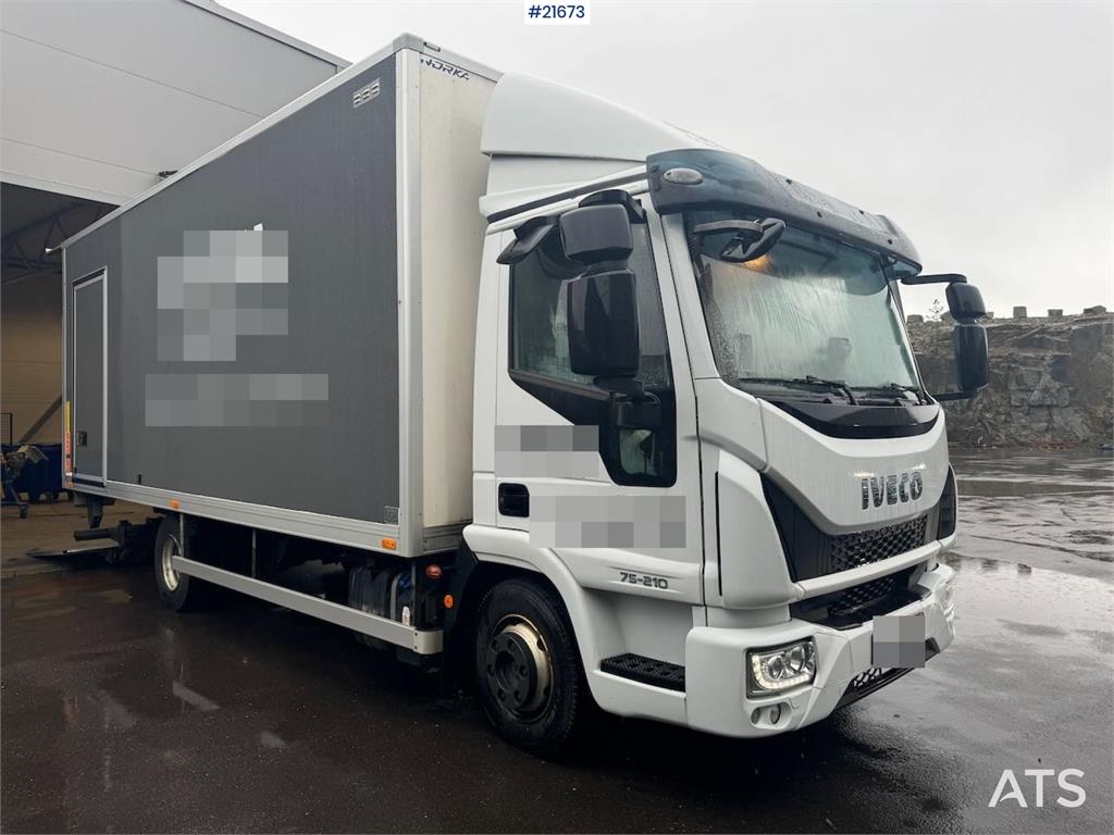 Iveco 75-210 4x2 Box Truck with Lift WATCH VIDEO