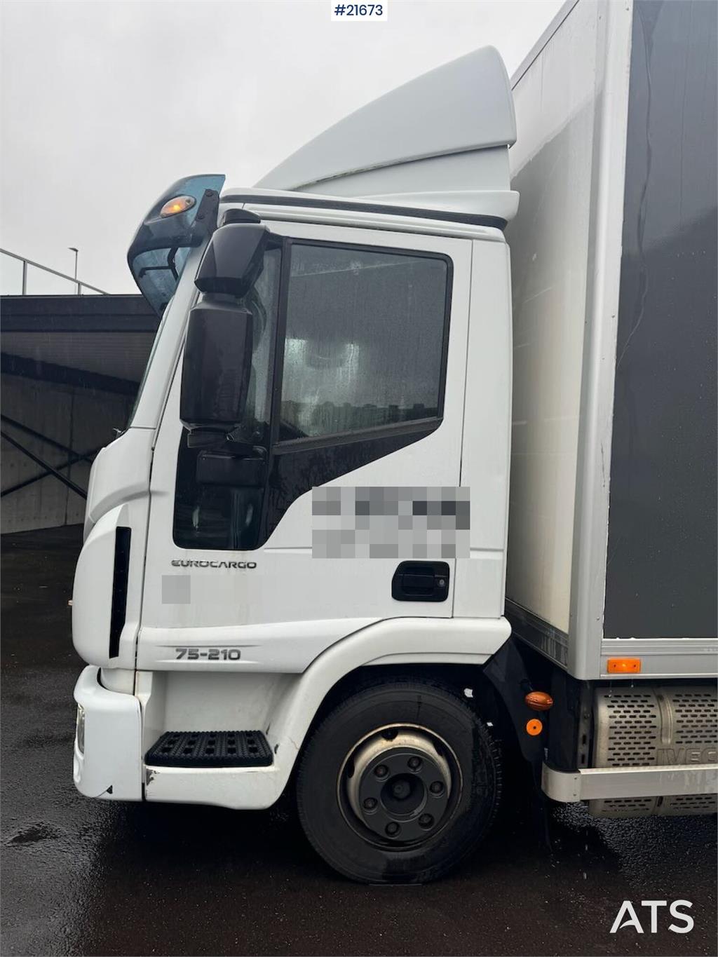 Iveco 75-210 4x2 Box Truck with Lift WATCH VIDEO