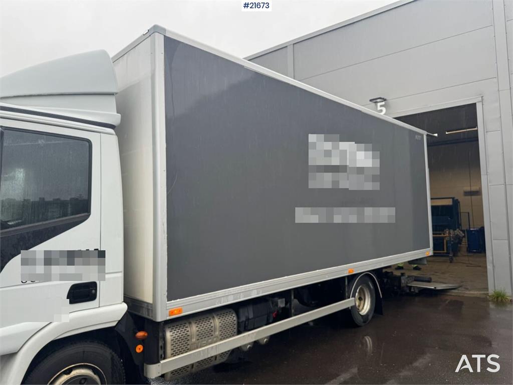 Iveco 75-210 4x2 Box Truck with Lift WATCH VIDEO