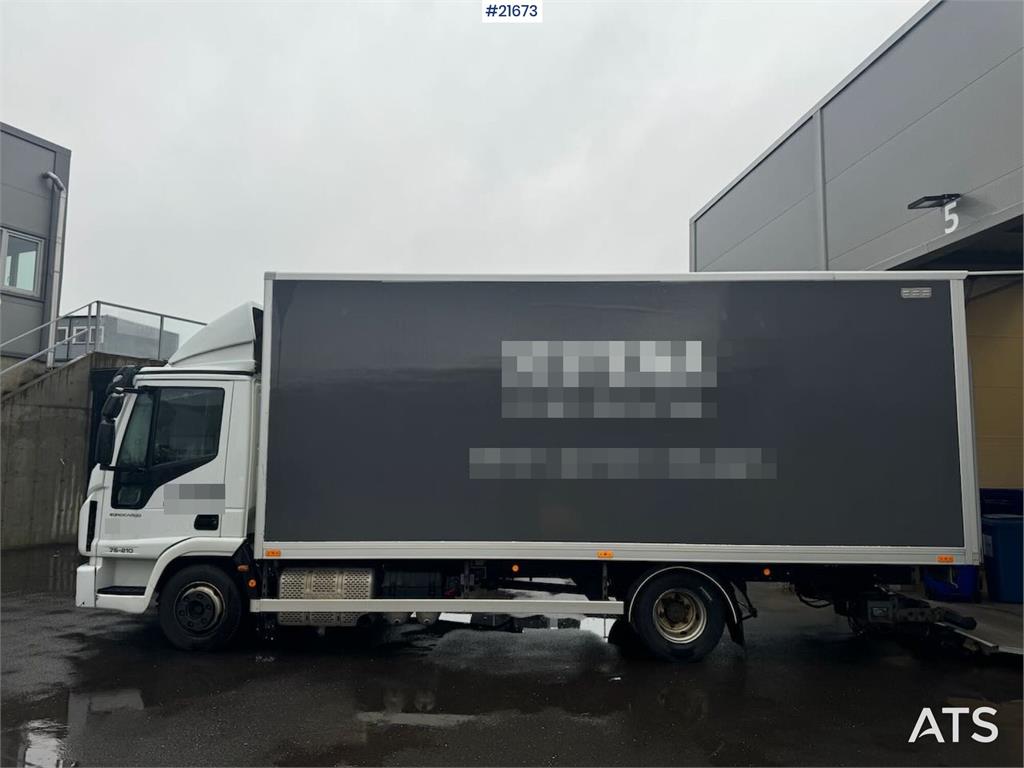 Iveco 75-210 4x2 Box Truck with Lift WATCH VIDEO