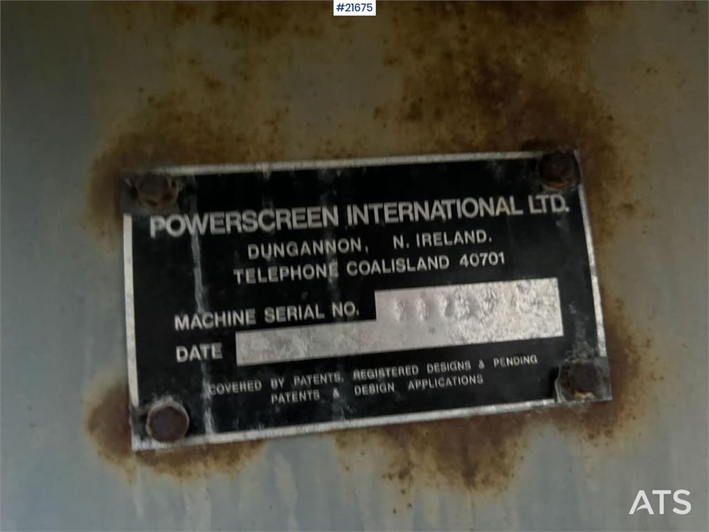 Powerscreen Screening Plant