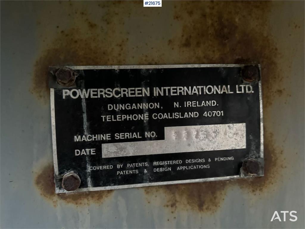 Powerscreen Screening Plant