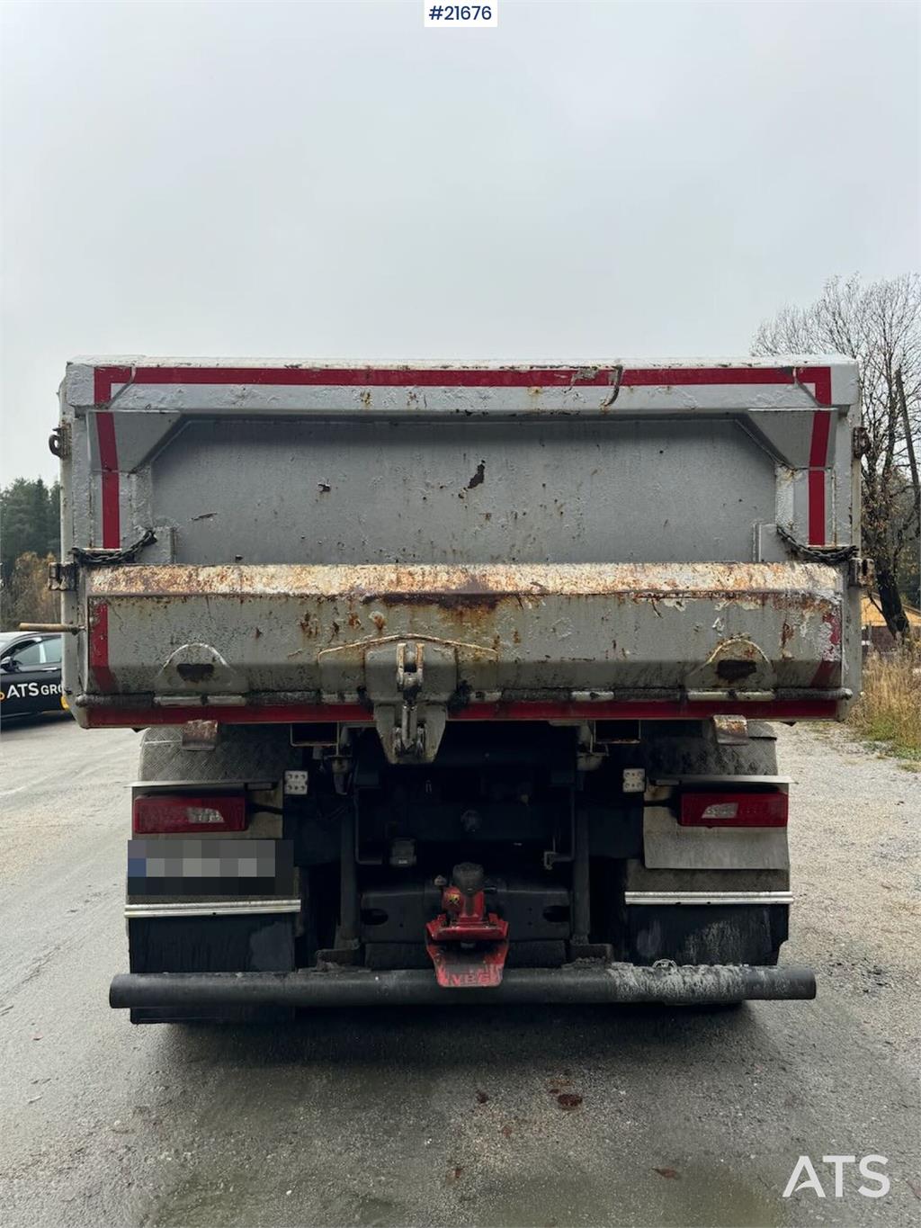 Scania R580 6x4 Tipper Truck with Snow Plow Setup