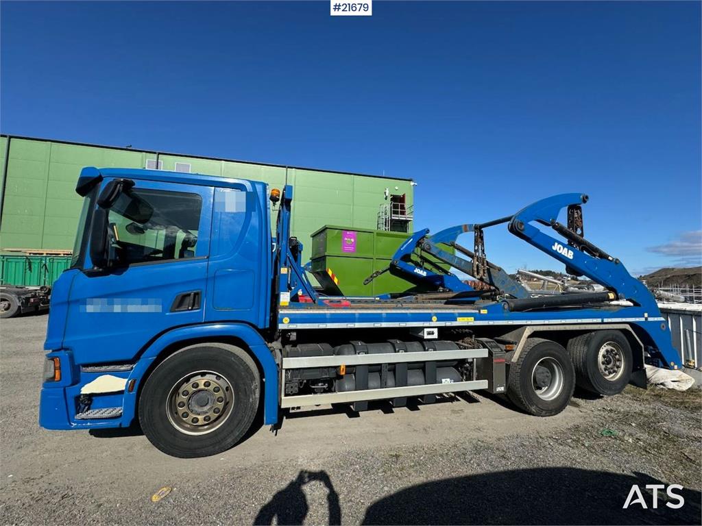 Scania P340 6x2 Skip Loader with Joab Body WATCH VIDEO
