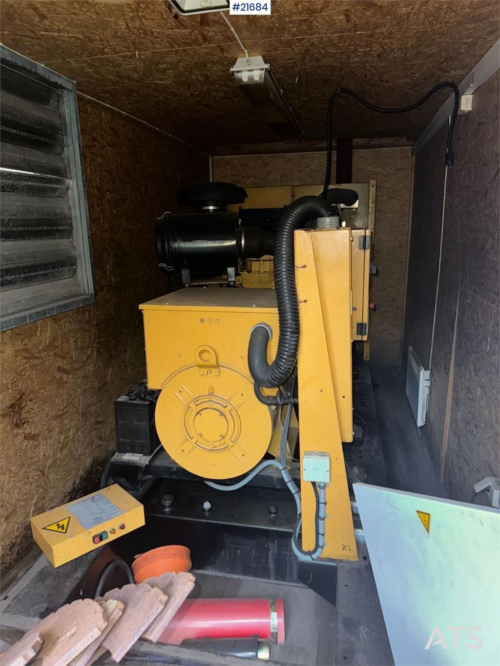 Olympian GEH250 generator with container