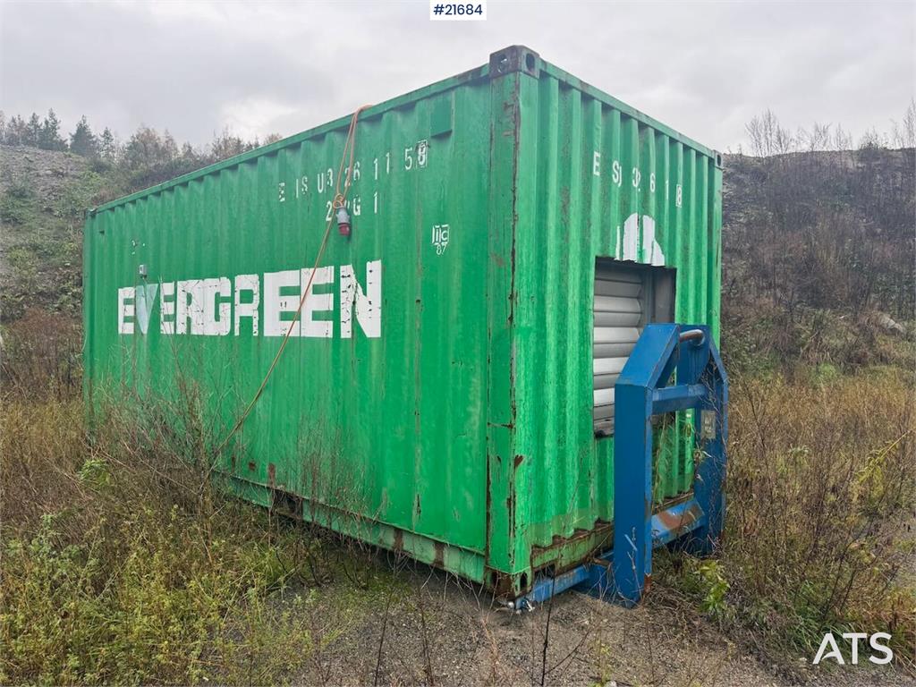 Olympian GEH250 generator with container