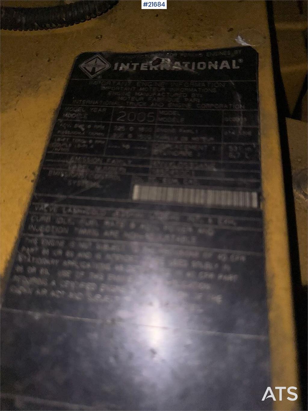 Olympian GEH250 generator with container