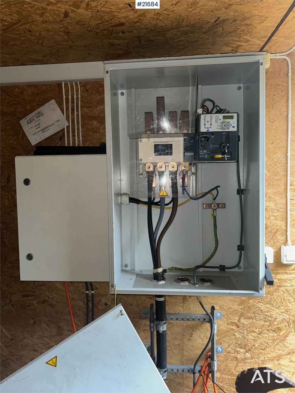 Olympian GEH250 generator with container