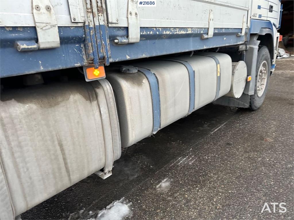 Volvo FM12 Globetrotter 6x4 crane truck w/ rear mounted