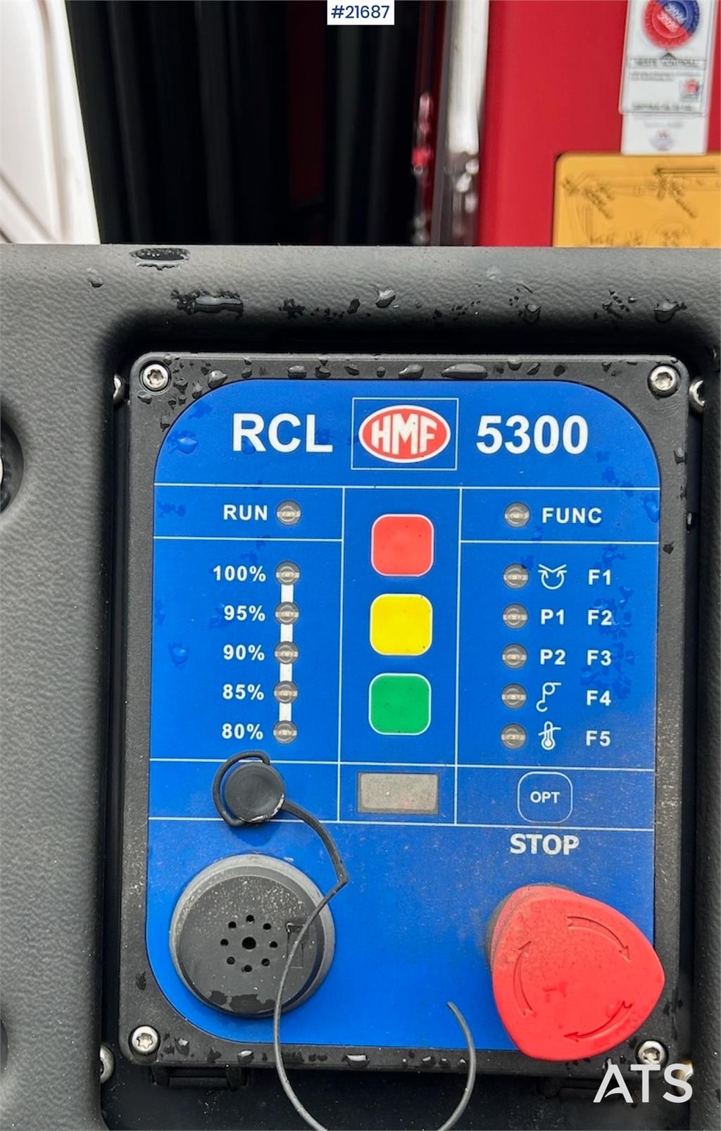 Volvo FM450 Crane Truck w/ 21 t/m HMF crane and Lift. 19