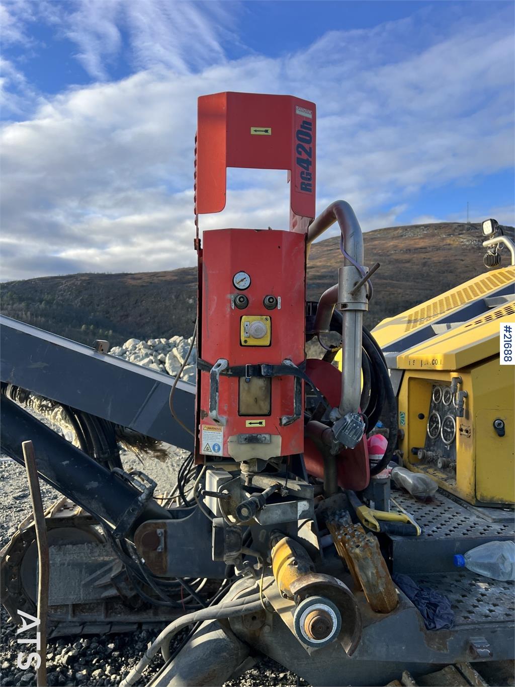 Atlas Copco T35R-01 Drilling rig w/ cop 2540 hammer, grinder a