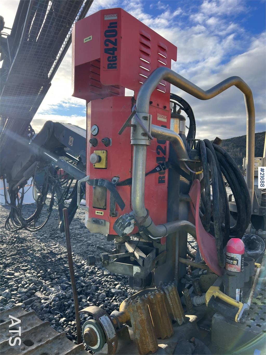 Atlas Copco T35R-01 Drilling rig w/ cop 2540 hammer, grinder a