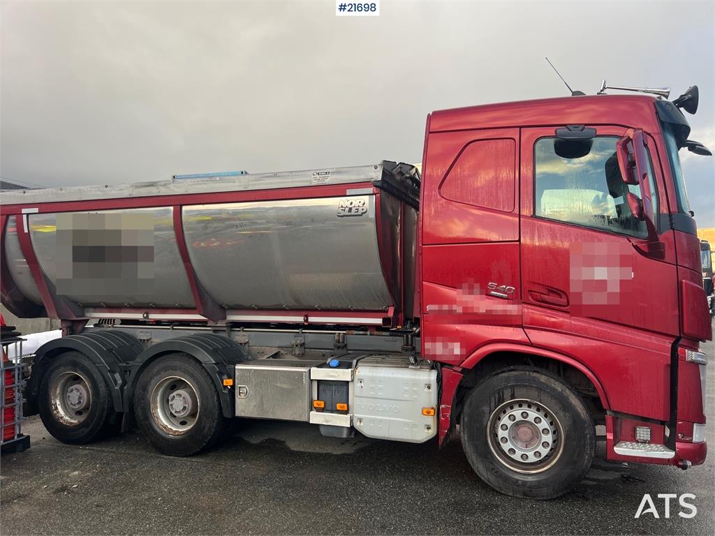 Volvo FH540 6x4 tipper truck w/ asphalt box and tipper b