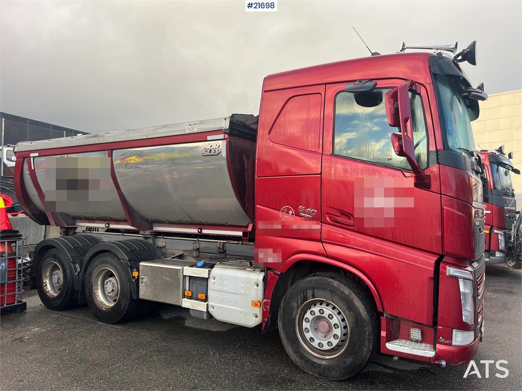 Volvo FH540 6x4 tipper truck w/ asphalt box and tipper b