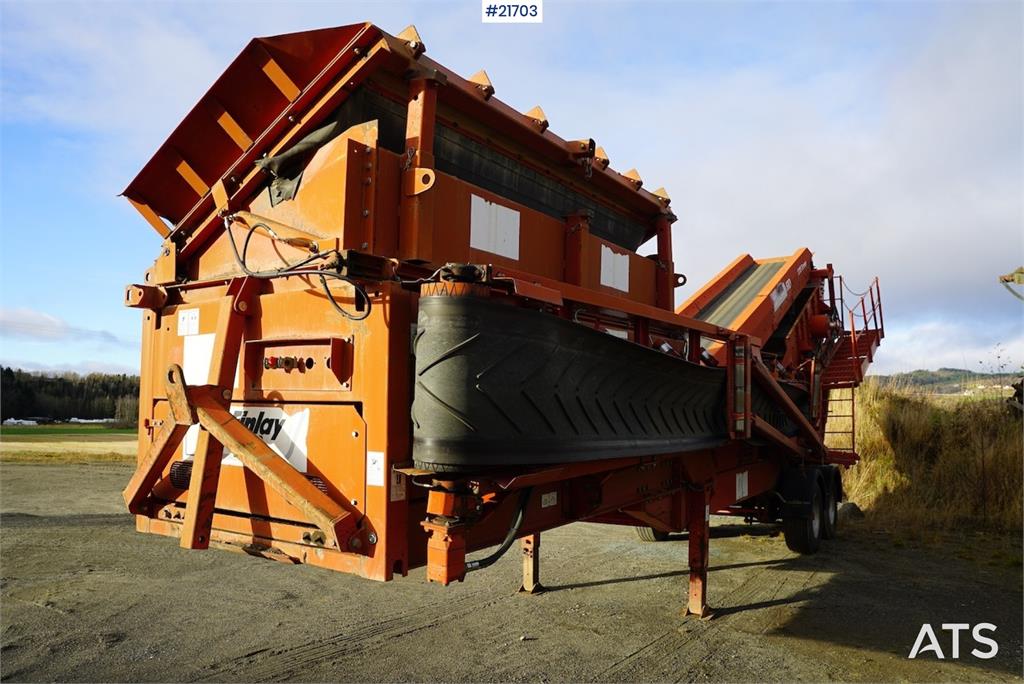 Finlay 683 2 cover sorting plant w/only 5900 hours on SEM