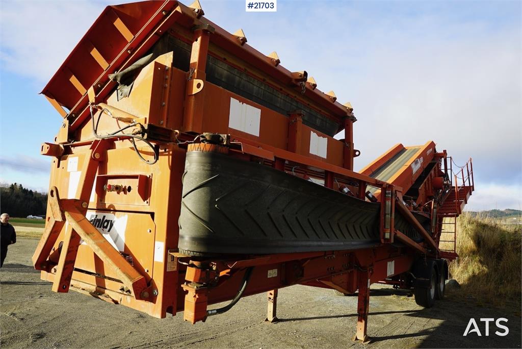Finlay 683 2 cover sorting plant w/only 5900 hours on SEM