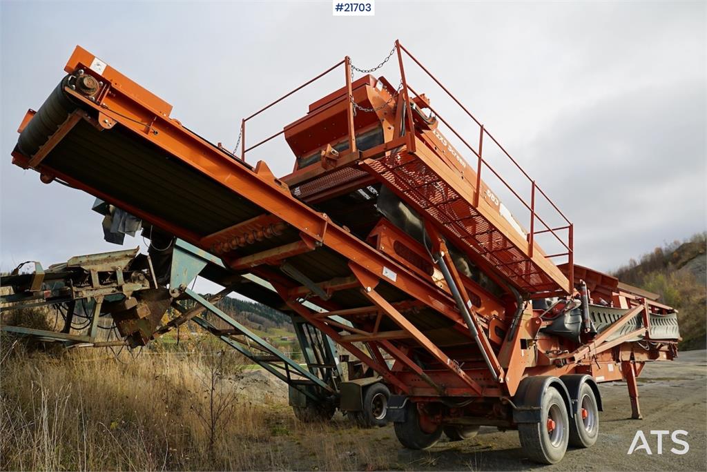 Finlay 683 2 cover sorting plant w/only 5900 hours on SEM