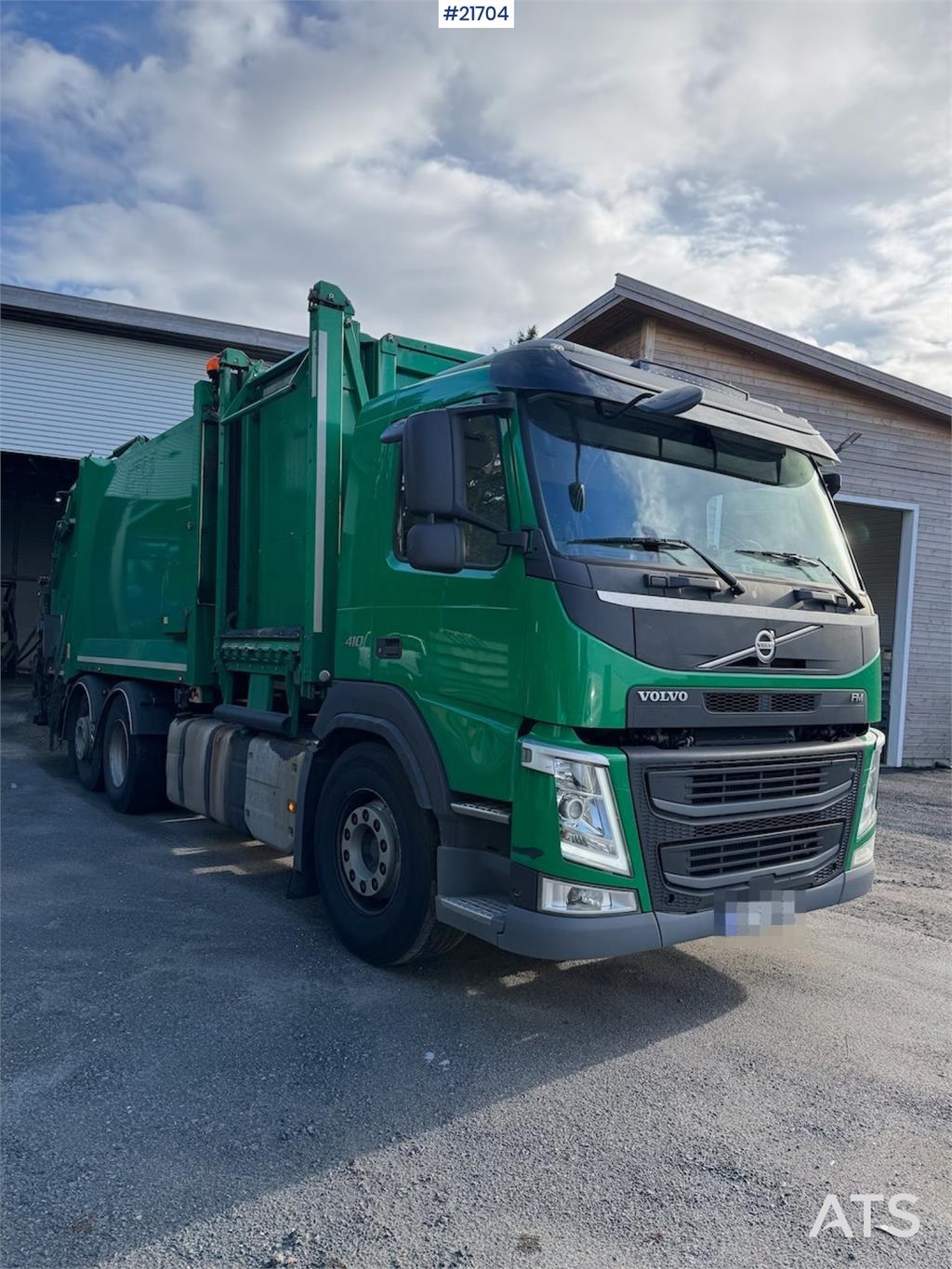 Volvo FM410 2-Chamber Refuse Truck.
