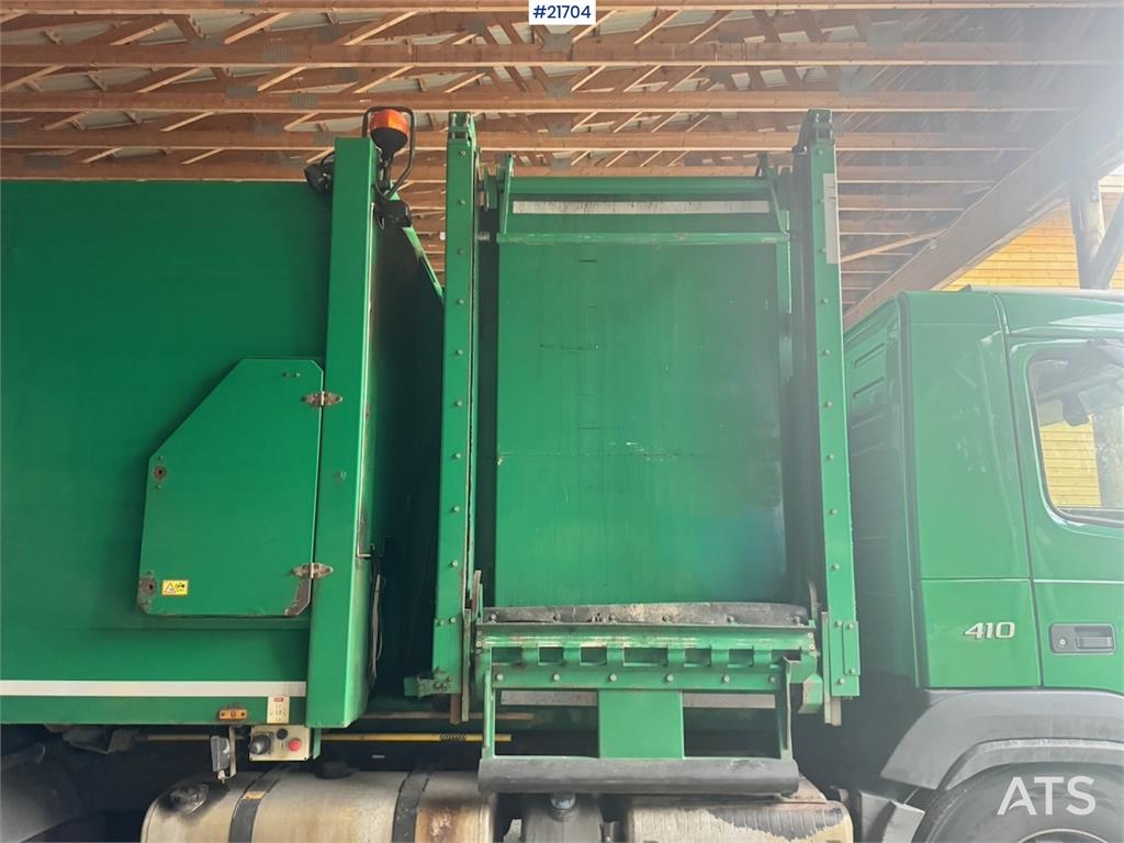 Volvo FM410 2-Chamber Refuse Truck.