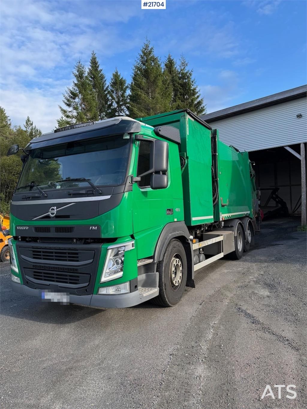 Volvo FM410 2-Chamber Refuse Truck.