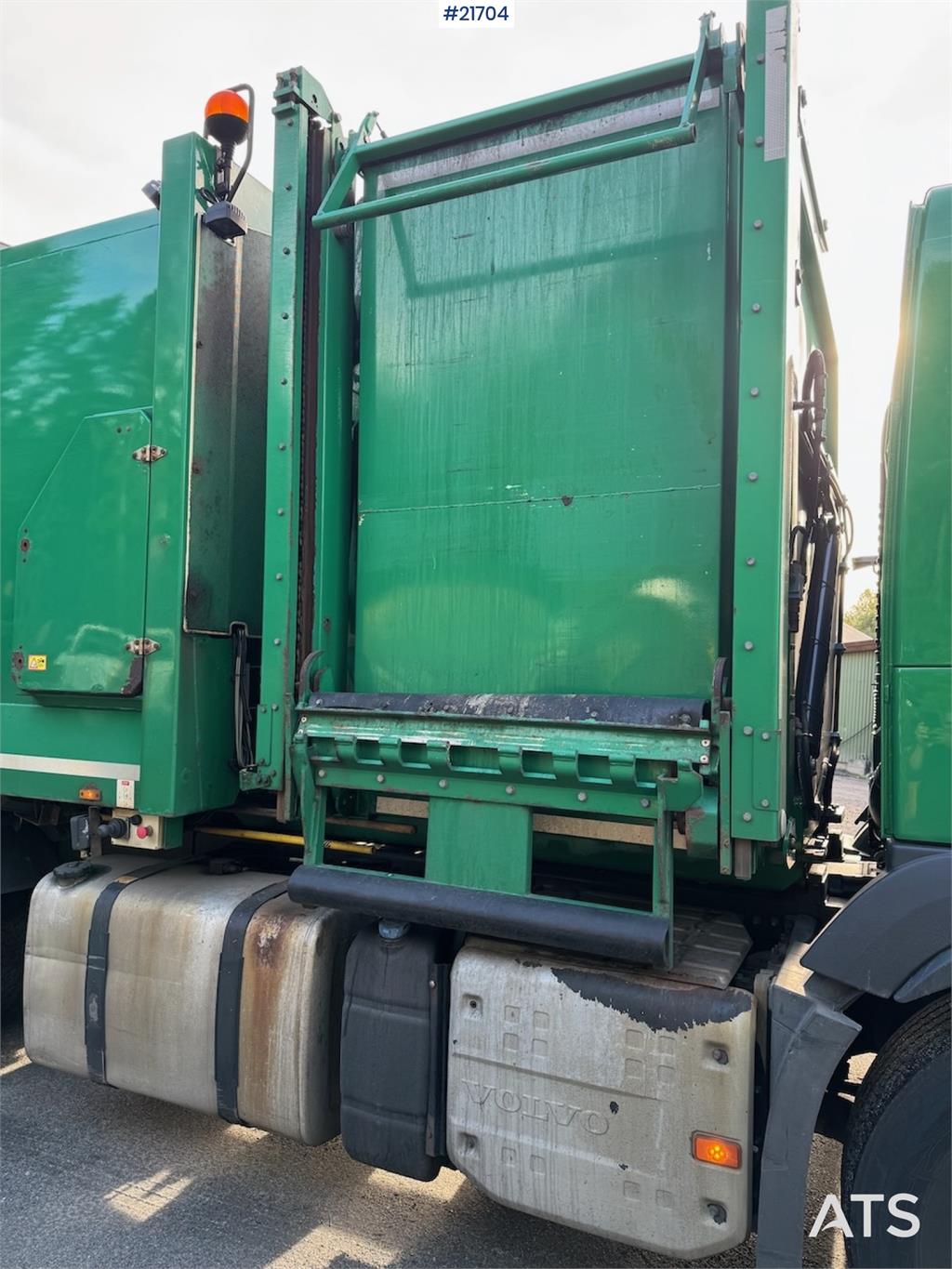 Volvo FM410 2-Chamber Refuse Truck.