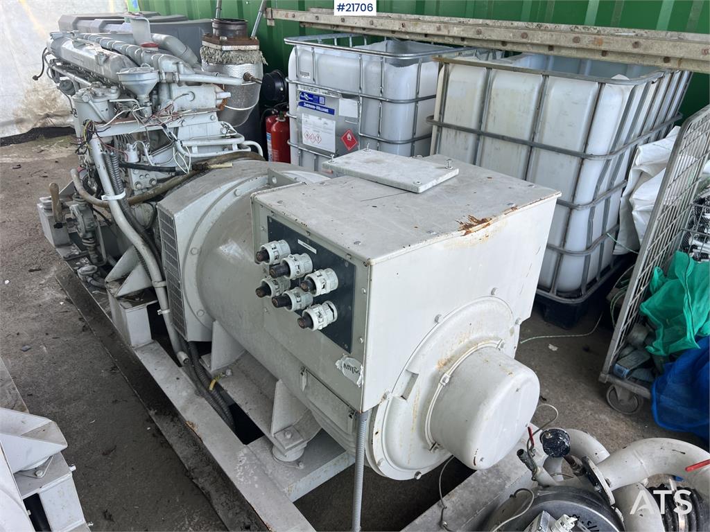 [Other] Man-stamford diesel generator w/ low hours