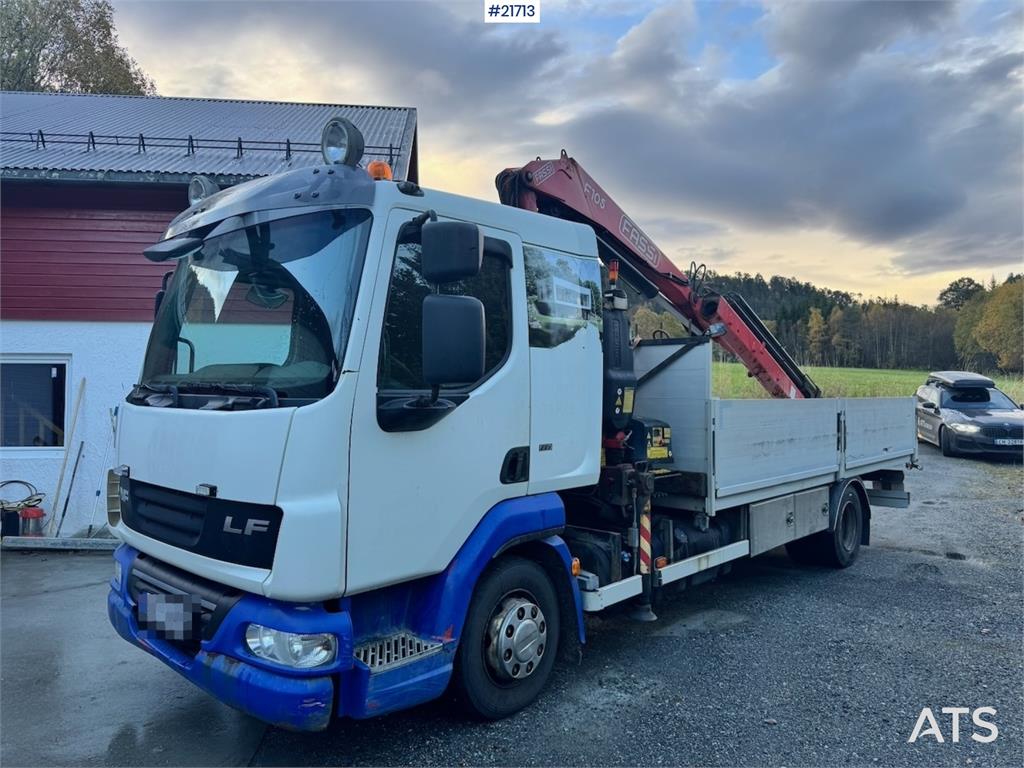 DAF Fa 45.220 Crane truck. 180,000 km.