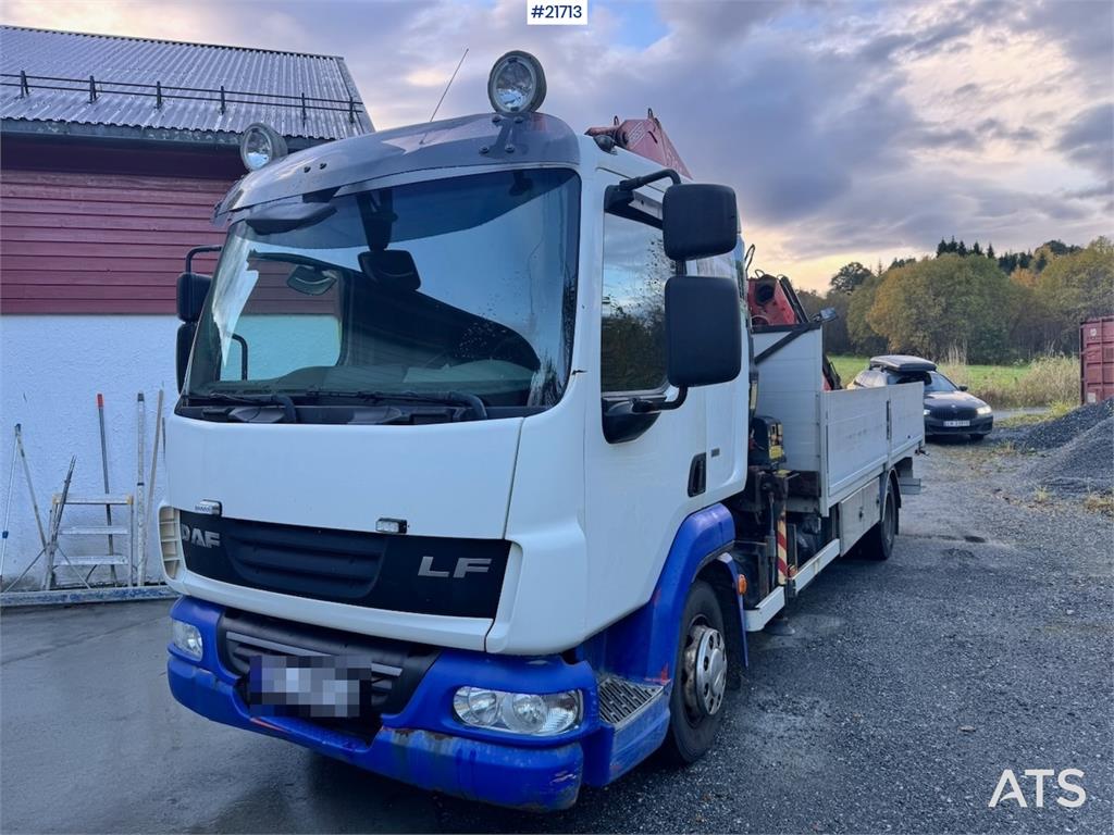 DAF Fa 45.220 Crane truck. 180,000 km.