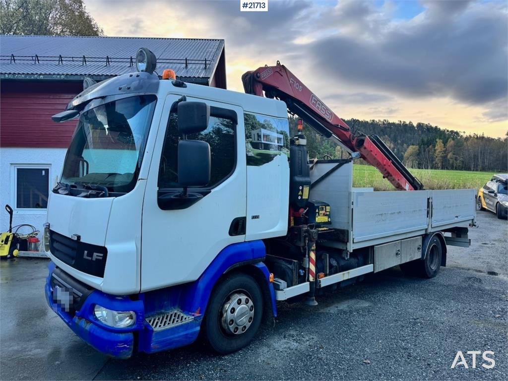 DAF Fa 45.220 Crane truck. 180,000 km.