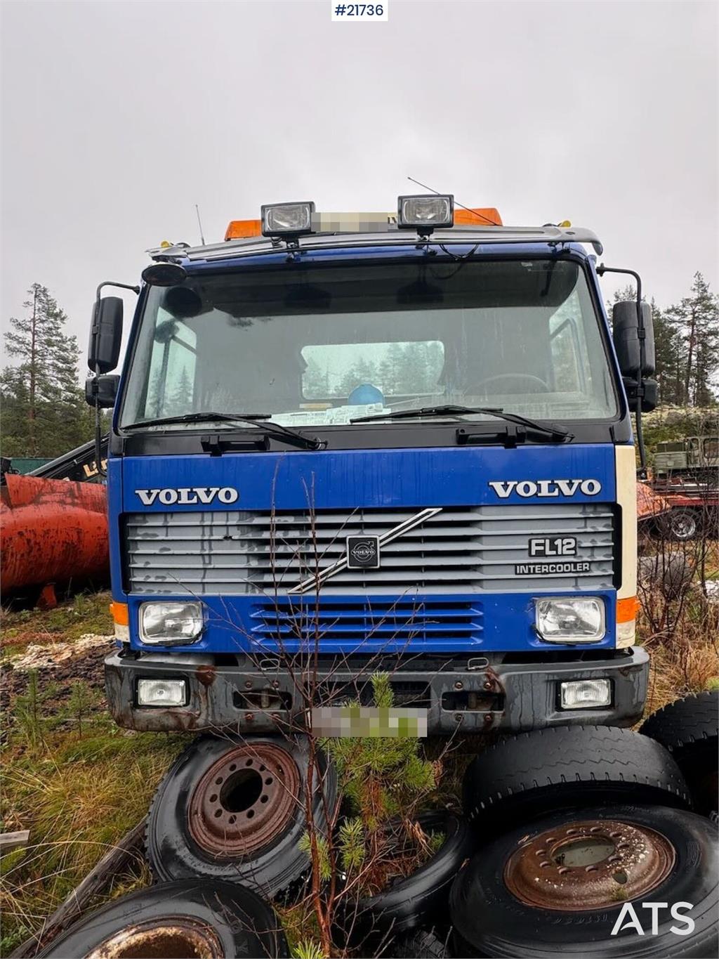 Volvo FL12 with 22 t/m Palfinger Crane, Timber Platform,