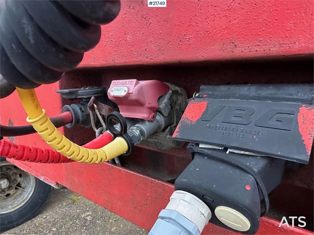 Damm 3SD335 3 axle machine trolley